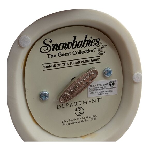 Dept 56 Snowbabies Dance Of The Sugar Plum Fairy Set Animated Music Box Works - Picture 13 of 14